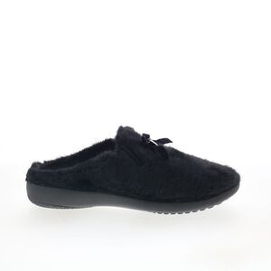 Spenco Womens Charm Slipper Black Shoes (NWT)